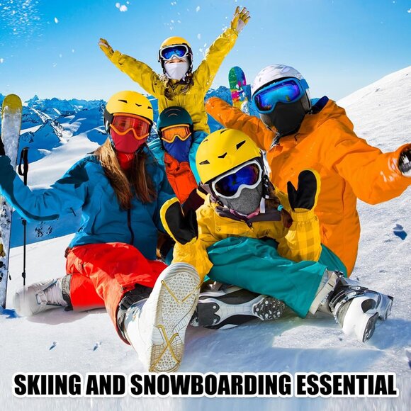 Balaclava Ski Mask for Men and Women Windproof Fleece Face and Neck Warmer - Picture 7 of 8